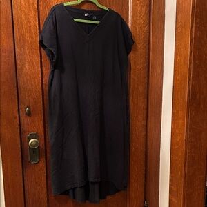 Lands End Black v-neck Dress